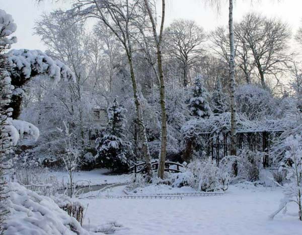 Sneeuw in de tuin: grote voordelen of echt gedoe?
