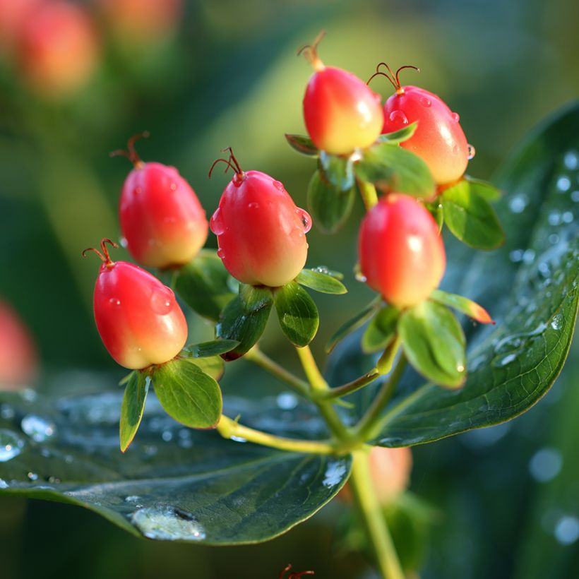 Hypericum inodorum Magical Red Flame - Hertshooi (Oogst)