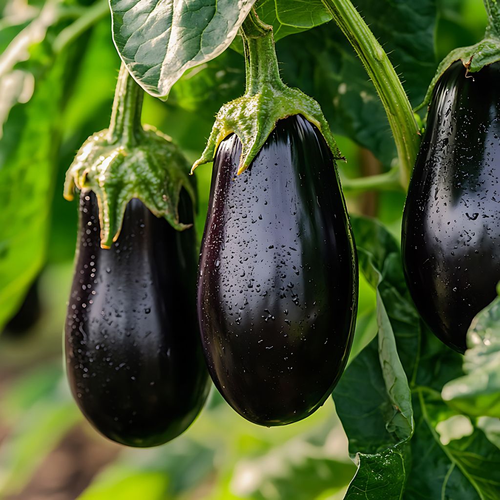 Aubergine Reuze van New York BIO - Ferme de Sainte Marthe