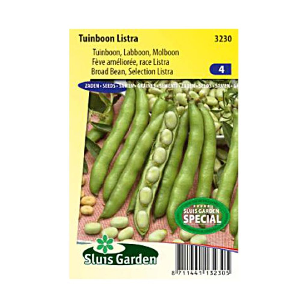 Fève améliorée Driemaal Wit Listra