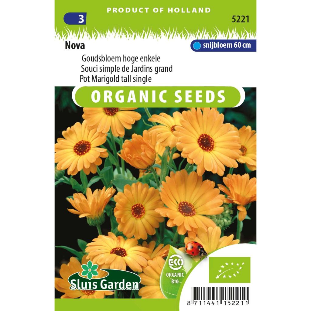 Goudsbloem BIO - Calendula officinalis (zaad)