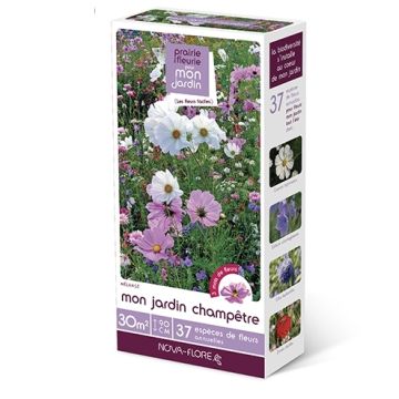 Mengsel van zaden voor een natuurlijke tuin