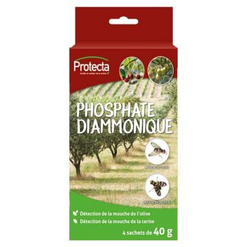 Aantrekkelijk voor steekvliegen Protecta - Diammoniumfosfaat - Verpakking van 4 zakjes van 40g