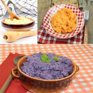 # Collectie 3 Kleurrijke Purees  Deze collectie biedt een prachtig kleurenpalet voor uw tuin met drie verschillende variëteiten die elk hun eigen unieke karakter en schoonheid meebrengen. Perfect voor liefhebbers van kleurrijke borders en gemengde beplant