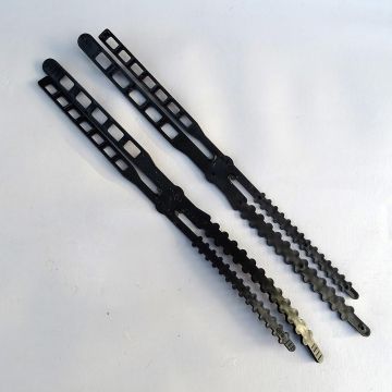 Plasticleien Dubbelkoord - Getand koord