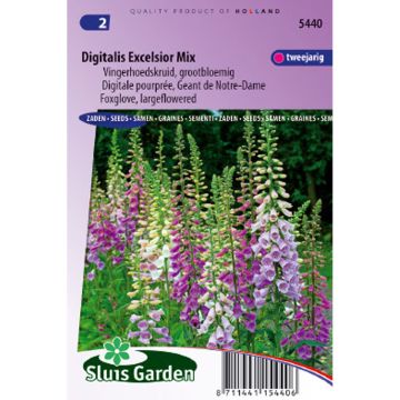 Digitalis purpurea Excelsior Mix (zaad) - Vingerhoedskruid