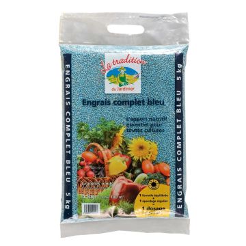 Volledige meststof blauw NPK 12,12,17 + 2 MgO