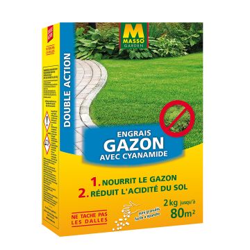 Gazonmeststof met cyanamide - Masso