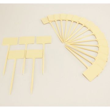 Plantetiketten ivoor 13,5 cm - verkocht per 20
