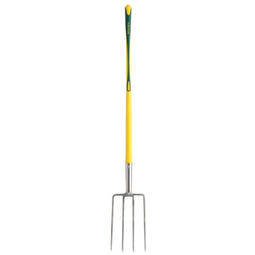 Spitvork 4 tanden roestvrij Novagrip-handgreep pomme Leborgne