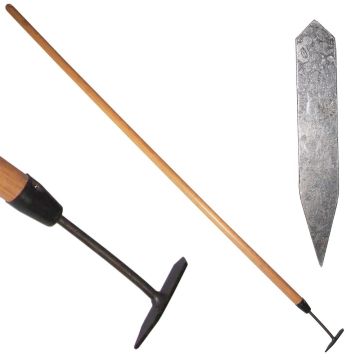 Traditionele grote schraper De Pypere