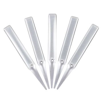 Aluminium plantenetiket 15 x 1,6 cm - verkocht per 5