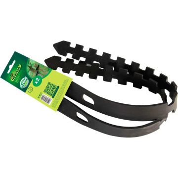 Zelfix boomverankeringsband van gerecycled rubber 60 cm - set van 2