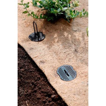 Schijfbevestiging voor tuindoek - zak van 10