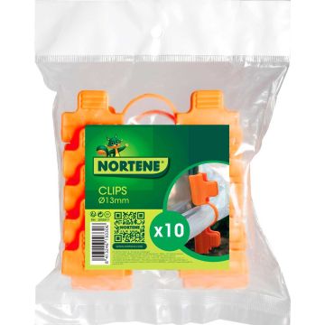 Klem voor tomatenstokken bogen van 13 mm diameter - zak van 10