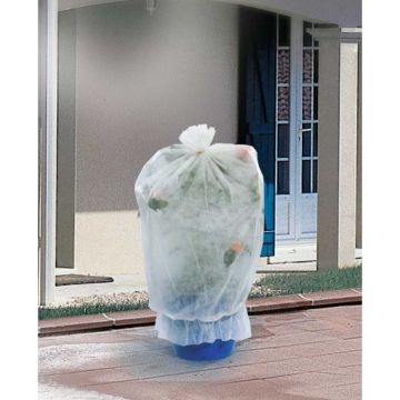 Witte winterbeschermhoes 30g/m²  Ø 0,63 x 1 x 10 m HIVERTUBE