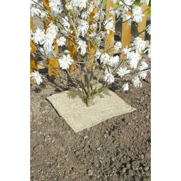 Biologisch afbreekbare hennep mulchmat Chanvrelin 750 0.40 x 0.40 meter