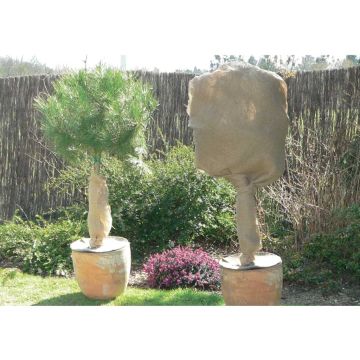 Jute beschermingsdoek bruin 200g/m² 1 m x 10 m NATUREROLL