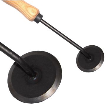 Traditionele kleine schoffel met ronde kop De Pypere