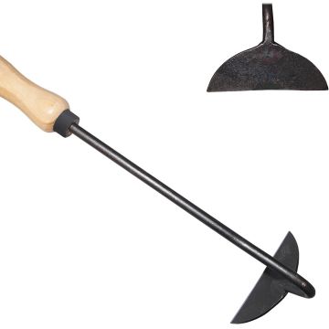 Traditionele kleine schoffel in halvemaanvorm van De Pypere