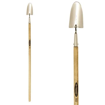 Traditionele plantstok met extra lange steel van gepolijst spiegelstaal Spear & Jackson