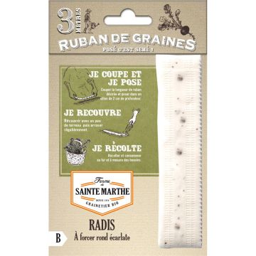 Radijs Rond Ecarlate BIO - Ferme de Sainte Marthe (zaailint)