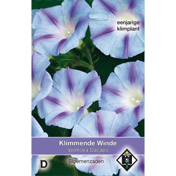 Ipomoea purpurea Dacapo Light Blue (zaad) - Klimmende winde