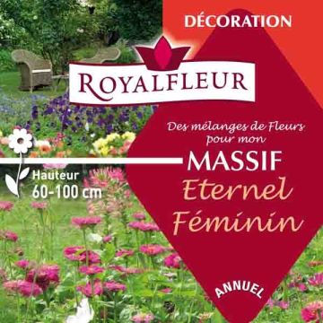 Eeuwig vrouwelijk bloemperk mengsel - Doos voor 25 m²