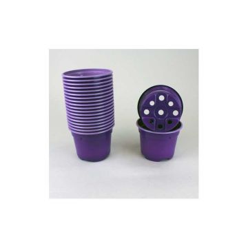 Ronde pot kleur Ø 9 cm - verkocht per 20